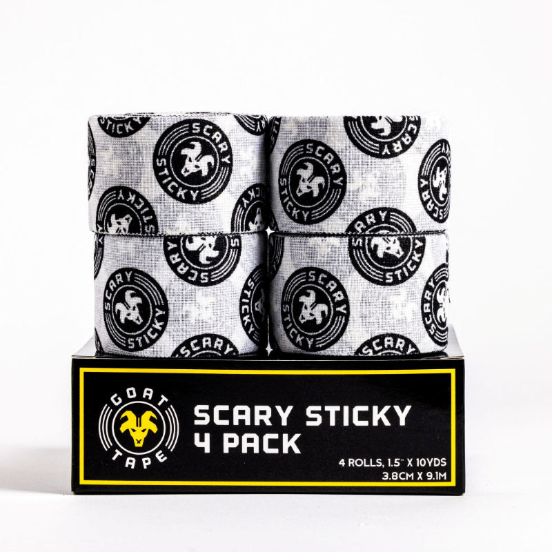 Scary Sticky white and black tape 4 pack