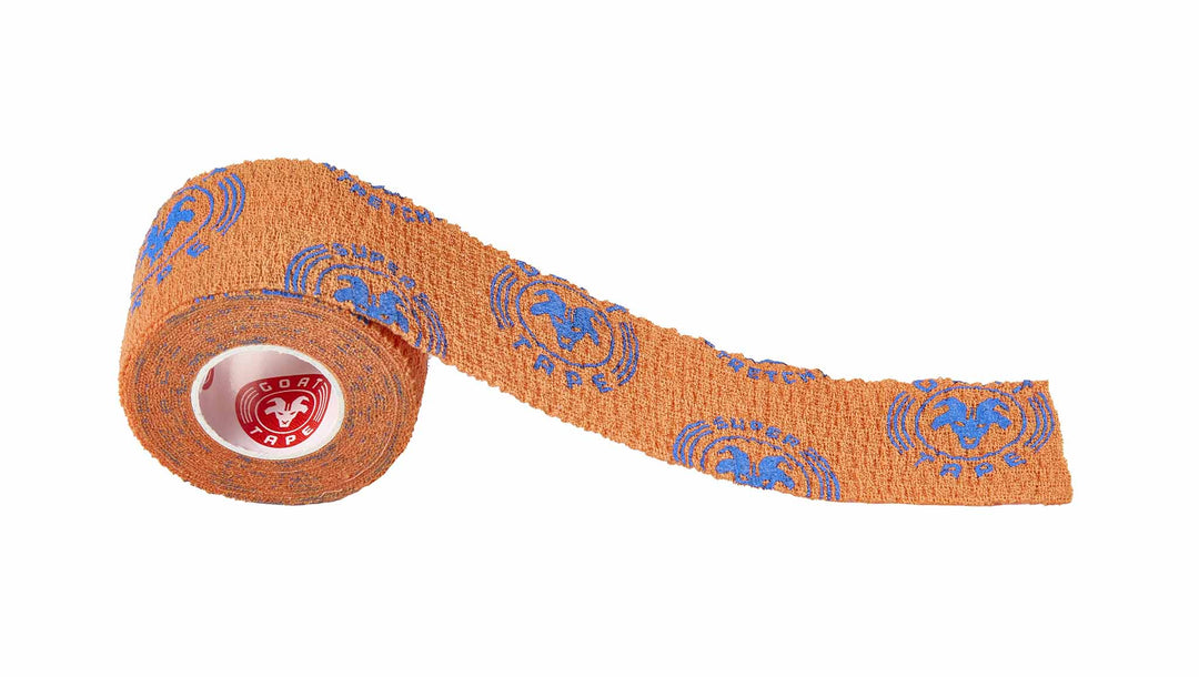 Orange Super Stretchy Goat Tape extended tape roll